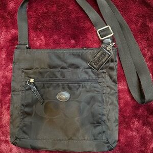 Coach Getaway Signature Nylon File Bag